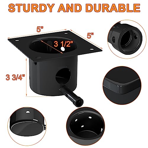 SUB024 Heat Baffle & Fire Burn Pot for Traeger Tailgater 20, Bronson 20, Traeger Junior Elite 20 Grill Accessories, BBQ055 BBQ155.01 BBQ155.02 CAN155.01 TFB29LZA TFB30LZAC TFB29PLB Replacement Parts - Grill Parts America