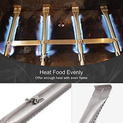 Yiming Grill Replacement Parts for Charbroil 463436215, 463436214, 463439915, 463436213, 463439914 Grill Models. Grill Burner Pipe Tubes, Heat Plate Tent Shields, Carryover Tubes Replacement Kit. - Grill Parts America