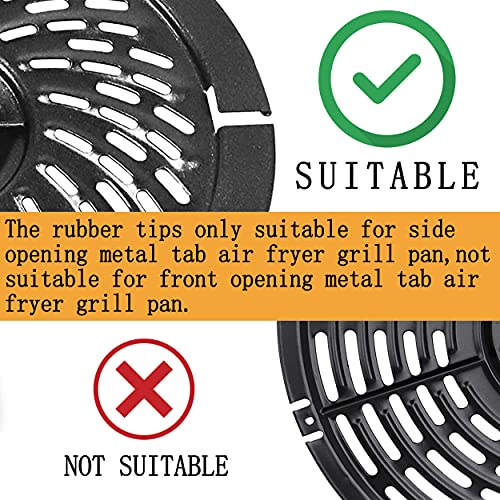 Air Fryer Rubber Bumpers,8 Pcs Air Fryer Replacement Rubber Tips,Air Fryer Silicon Rubbers Fit Power XL Air Fryer Crisper Plate, Air Fryer Replacement Parts for Air Fryer Grill Pan - Grill Parts America