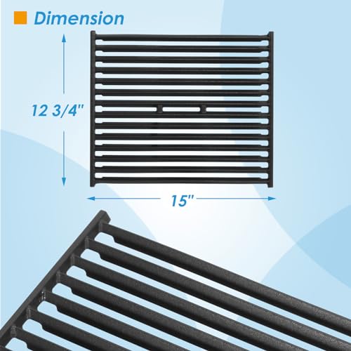 BBQration 15 Inch Grill Grate for Broil King Grill Replacement Parts 9865-54 9453-54 9453-57 9453-64 9453-67 Signet 20, 90, 390 Crown 40, Grill Parts for Broil-Mate, Silver Chef, Sterling and More - Grill Parts America
