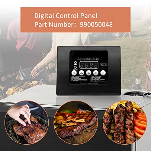 990050048 Digital Control Panel Replacement Parts, Compatible with Masterbuilt MB ESQ30B, ESQ30S, 20070106, 20070206, 20072010, 20070910 and More Electric Smoker Grill Models Controller - Grill Parts America