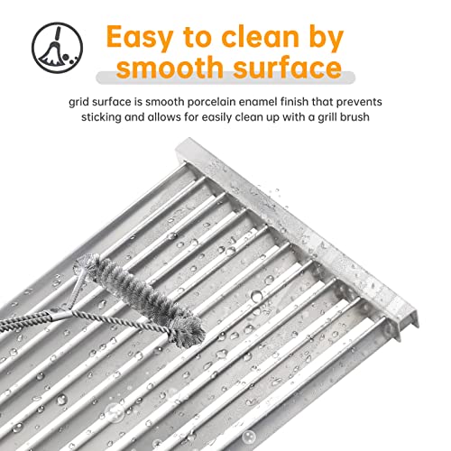 NEURARC 16 7/8" Stainless Steel Cooking Grid Grates Replace for Charbroil 463420508 463420509 463420511 463436213 463436214 463440109 Model，3 Pack Grill Replacement Part… - Grill Parts America