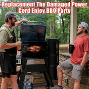 Village Smoker 12V 15 Foot Cord Power Adapter Compatible with Masterbuilt Gravity Series 560/800/1050 XL Grills & Char-Griller Gravity Fed 980 and AKORN Auto Kamado E6480 - Grill Parts America