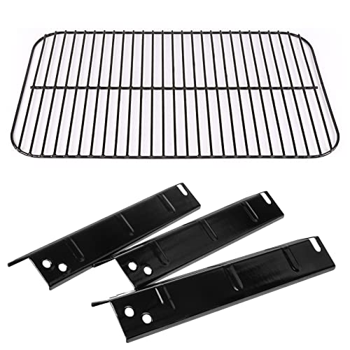 Hisencn Grill Replacement Parts for Expert Grill 3 Burner Walmart XG10-101-002-02, Porcelian Steel Cooking Grate and Heat Plates for Walmart Expert Grill Parts - Grill Parts America