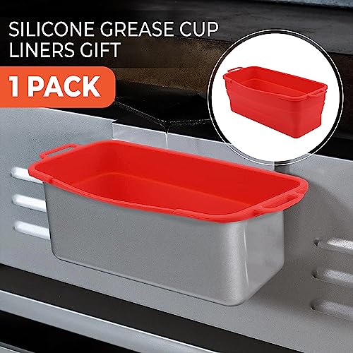 36" Silicone Griddle Mat For BlackStone 36 inch,Heavy Duty Food Grade Silicone Mat, Protect Griddle from Rodents, Insects, Debris, and Rust, All Season Cooking Protective Cover (With 1 Grease Cup). - Grill Parts America