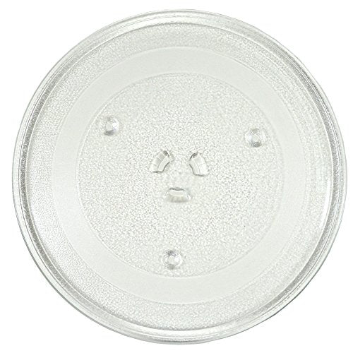 HQRP 12.5" 31.5cm Glass Turntable Tray Compatible with Maytag Frigidaire, Hotpoint, GE General Electric, Amana Samsung Magic Chef, Emerson Electrolux Microwave WB39X10002 Oven Plate 12.5-inch 315mm - Grill Parts America