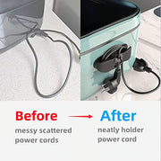 Sngihurg 3 PCS Upgraded Cord Organizer For Appliances,Cord Wrapper For Appliances,kitchen Appliance Cord Winder Compatible With Mixer,Blender,Coffee Maker,Air Fryer(White) - Kitchen Parts America