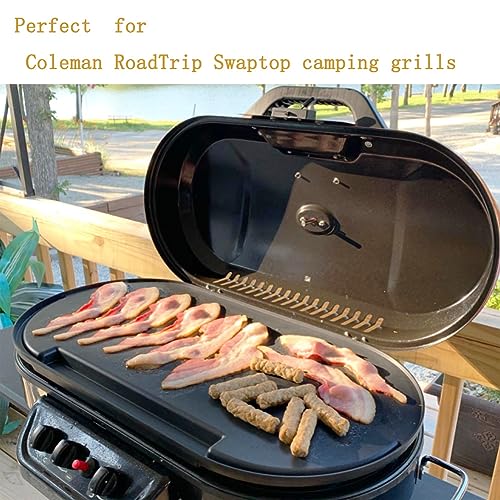 Cmanzhi C20N81 Cast Iron Griddle for Coleman RoadTrip Swaptop Grills - Thumbnail 4