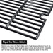 Hisencn Grill Replacement for Smoke Hollow PS9900, PS9500, 6800, Smoke Hollow Grill Parts for 16.5" Porcelain Steel Heat Plate Shield, Stainless Steel Pipe Burners, Cast Iron Cooking Grate - Grill Parts America