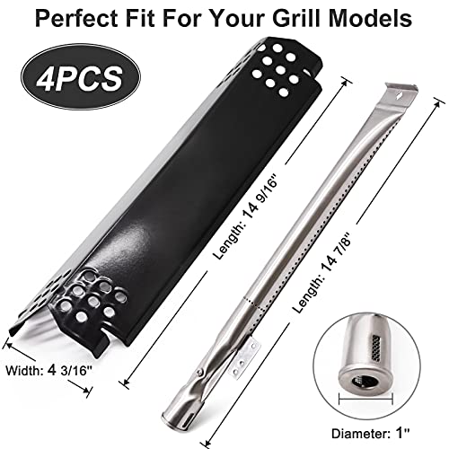 Criditpid Grill Replacement Parts for Home Depot Nexgrill 720-0830H, 720-0783E, 720-0888, 720-0888N,720-0864, 720-0864M, Heat Plate Burners Grate Ignition for Kenmore, Uniflame, Charbroil Gas Grill - Grill Parts America