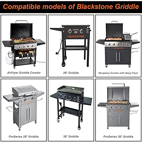 MOACOCK 50Pack Drip Pan Compatible with Blackstone Griddles 28 & 36 & 30 & 22 & 17 Inches, Aluminum Foil Grease Drip Pans, Grill Grease Tray Blackstone Griddle Accessories - Grill Parts America