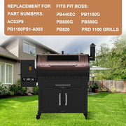 Upgrade AC03P9 BBQ Square Digital Thermostat Controller Board Compatible with Pit Boss P9/PB440D2/PB1150G/PB850G/PB550G/PB820/Pro 1100 Pellet Grills with Display Adjustable Temperature 200℉ to 475℉ - Grill Parts America