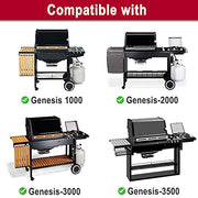 X Home 7638 Grill Grates Replacement for Weber Spirit 300 Series, E-310 E-330, Genesis Silver/Gold B & C Grill Replacement Parts, Cast Iron, 17.5 x 11.9 Inch, 2-Pack - Grill Parts America