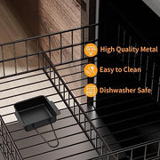 GARNETIN Nexgrill Grill Drip Pan & Grease Catcher Cup for 720-0830H,D/EH, 720-0882A, 720-0888/N Models - Holder Drip Tray with 15 Aluminum Foil Liners - Grill Parts America