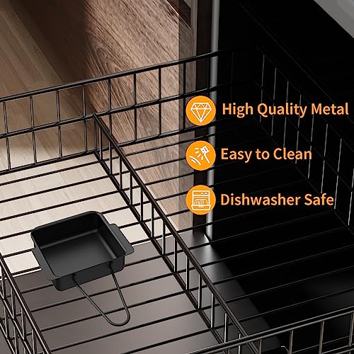 GARNETIN Nexgrill Grill Drip Pan & Grease Catcher Cup for 720-0830H,D/EH, 720-0882A, 720-0888/N Models - Holder Drip Tray with 15 Aluminum Foil Liners - Grill Parts America