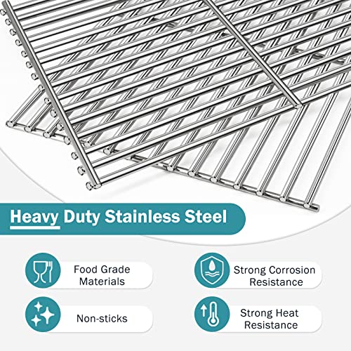 Criditpid Grill Grate for Home Depot Nexgrill 4 Burner 720-0830H, 720-0830D, 720-0783E, 720-0783C, 720-0888, 17" Stainless Steel Cooking Grid for Kenmore, Uniflame, Charbroil Grill Replacement Parts - Grill Parts America