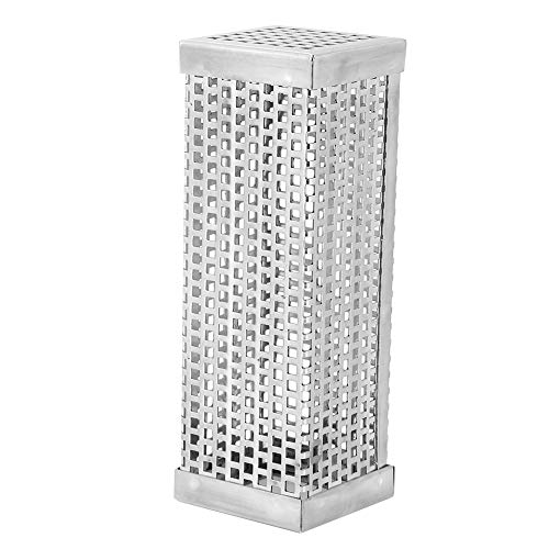 Liyeehao Pellet Smoker Tube, Stainless Steel BBQ Wood Pellet Tube Smoker Square BBQ Grill Smoker Tube Tools Outdoor Barbecue Accessory for Grilled Foods - Grill Parts America