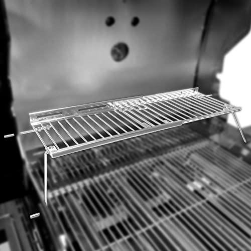 Utheer 13.4''-25.2'' Warming Rack for Charbroil Grill Replacement Parts 2&3&4 Burner 463347017 463376018P2 466347017 463625217 463371116 463673017 Stainless Steel Grill Adjustable Warming Grates - Grill Parts America