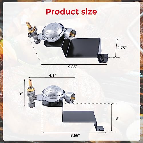 Uniflasy 80476 Gas Grill Valve Regulator for Weber Q200 and Q220
