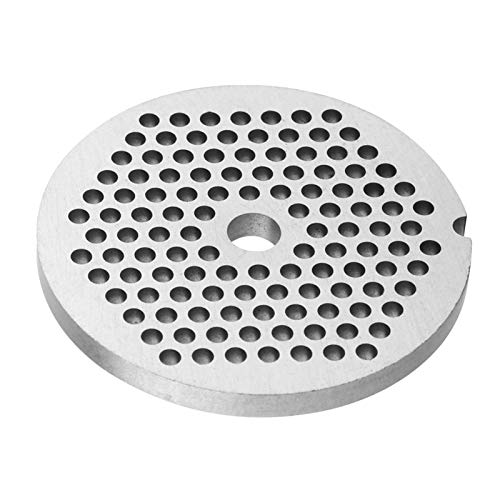 Meat Grinder Plate #7, 2-3/8" Stainless Steel Plate for Meat Grinder, Meat Grinder Discs for Kitchen Aid Mixer and Sausage Maker Attachment (Center Hole 8mm, Mince Holes 3mm) - Kitchen Parts America