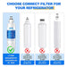 GOLDEN ICEPURE LGLT700P Replacement for Kenmore 469690, LG ADQ36006101 RWF1200A Water Filter Air Filter LT120F, 469918 Refrigerator LFX31945ST, LFX31925ST, LFX30766S, LFXC24726, LFXS24623 Combo, 3Pack - Grill Parts America