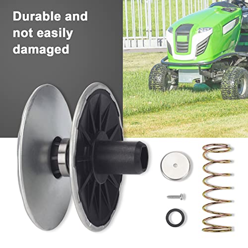 MWEDP MIA12482 Secondary Transmission Variator Pulley Kit Compatible with John Deere Lawn Mower and Garden Tractor, Fits D105 E100 X105 X106 (MIA12482, Kit) - Grill Parts America