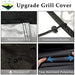 Grill Cover, BBQ Cover 58 inch,Waterproof BBQ Grill Cover,UV Resistant Gas Grill Cover,Durable and Convenient,Rip Resistant,Black Barbecue Grill Covers,Fits Grills of Weber,Brinkmann etc - Grill Parts America