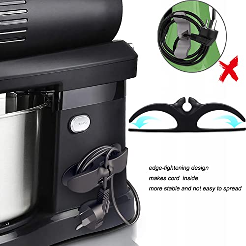 Cord Organizer for Kitchen Appliances - 4PCS Appliance Cord Organizer Stick  On - Perfect Cord Wrap - Cord Wrappers for Kitchen Appliances Blender  Mixer, Air Fryer, Coffee Maker & Toaster 