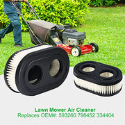 Air Filter, Suitable for 593260 798452 334404Series Engine 550E 500EX 550EX 625 575EX 4247 5432 5432K 09P00 09P702 Lawn Mower Air Filter Mower Series Engine Accessories - Grill Parts America