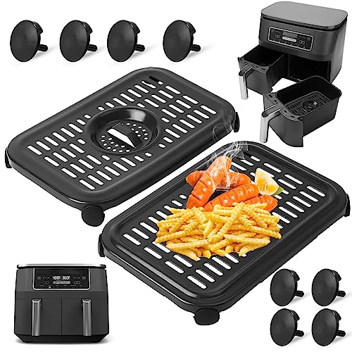 fish fryer accessories Air Fryer Grill Pan for Ninja Air Fryers 2 Packs