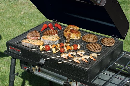Camp Chef Deluxe Barbecue Grill Box, 2 Burner, Cooking Dimensions: 24 in. x 16 in, - Grill Parts America