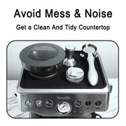 Silicone Anti-slip Pad Compatible with Breville 870/880 Coffee Machine Top Cover Mat Reduce Noise Easy to Clean Espresso Machine Accessory Food Grade Silica Gel Black Mat US - Kitchen Parts America