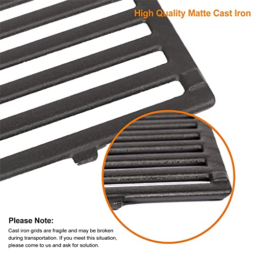 Hisencn 18.75'' Cooking Grates for Members Mark G54502-1 4 Burner Gas Grill, Cast Iron Grates for Charbroil 463211514, 463211513, 463211512, 463211511, 463211711, 463210511 - Grill Parts America
