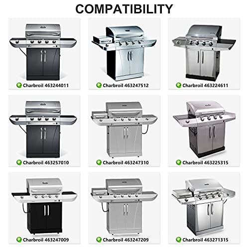 Adviace Grill Parts Kit Compatible with Charbroil 463244011 463244012 463257010 463247009 463215513 463247512 463247310 463215512 463212511 463247209 463267113 463224611 463225315 463271314 Gas Grill - Grill Parts America