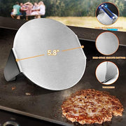 FANGSUN Smashed Burger Press Kit, Stainless Steel Burger Smasher & Grill Spatula for Outdoor Cooking, 5.8” Hamburger Press & 5" BBQ Spatula, Griddle Accessories Kit for Flat Griddle, Grilling Gift - Grill Parts America