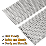 DcYourHome Stainless Steel Grill Emitter Plates Replacement Parts for Charbroil 463242716, 463257520, 466242715, 466242815, 463242715, 463276016, 463255020, 466242716, G533-2200-W1, G533-0009-W1A,3PCS - Grill Parts America