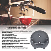 GLOGLOW Coffee Portafilter Wall Rack, ABS Solid Universal Storage Holder for Coffees Machine(Grey 54mm) Espresso Machine Replacement Parts - Kitchen Parts America