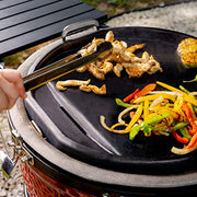 Kamado Joe KJ15094522 Karbon Steel Griddle for Classic Joe Grills, Black - Grill Parts America