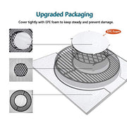 Hongso 8835 21.5 Inch Non-Stick Polished Porcelain Coated Grill Grates for Weber Original Kettle Premium 22 Inch Charcoal Grill, 22" Weber Performer Premium, Deluxe Charcoal Grill, 22'' Smokers - Grill Parts America