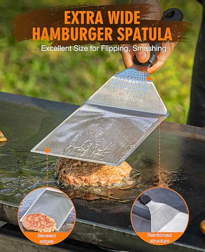 La Cuisine Extra brede spatel roestvrij staal met houten La Cuisine Extra brede spatel roestvrij staal met houten
