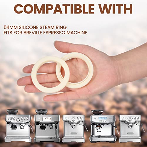 54mm Silicone Steam Ring - Silicone Gasket Breville Accessories For Breville Espresso Machine 840/810/878/870/860/450/500/ Sage 880/810/878/500/870/875 Grouphead Gasket Replacement Part (5 piece) - Kitchen Parts America