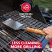 BBQ-Aid Grill Brush and Scraper for Barbecue – Grill Brush for Outdoor Grill with Extended, Large Wooden Handle and Replaceable Stainless Steel Bristles Head –No Scratch- BBQ Grill Brush for Any Grill - Grill Parts America