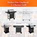 Utheer 13.4''-25.2'' Warming Rack for Charbroil Grill Replacement Parts 2&3&4 Burner 463347017 463376018P2 466347017 463625217 463371116 463673017 Stainless Steel Grill Adjustable Warming Grates - Grill Parts America