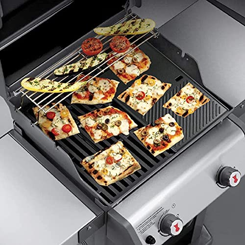 Uniflasy 7637 Grill Cooking Griddle for Weber Spirit I & II 200 Series 17.5 inch Spirit E210 Spirit E220 Spirit S210 Spirit S220 with Front Control Weber Spirit 200 Grill Replacement Flat Cooking Pan - Grill Parts America
