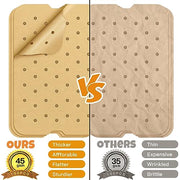 Air Fryer Liners Disposable for Ninja: 150pcs Air Fryer Parchment Paper Liners for Ninja Foodi Smart XL FG551 6-in-1 Indoor Grill Accessories Perforated Rectangle Airfryer Liner Sheets - Grill Parts America