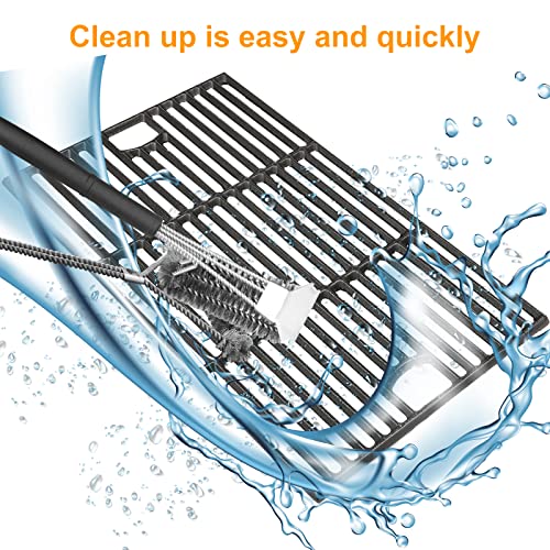 Hisencn Grill Parts Kit for Home Depot Nexgrill 6 Burner 720-0896E, 720-0896B, 720-0896C Gas Grill, Stainless Steel Grill Burners, Heat Plates Tent Shields Flame Tamers, Cooking Grates Grid - Grill Parts America