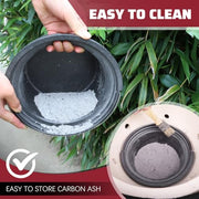 Cast Iron Ash Can with Handle for Kamado Joe Junior Grill, High Temperature Resistance Heavy Cast Iron Charcoal Ash Collector for Kamado Joe JR Accessories - Grill Parts America