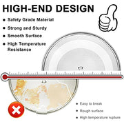 Small 9.6'' / 24.5cm Microwave Glass Plate Replacement, Small Microwave Glass Turntable Plate for Small Microwaves - Grill Parts America