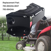 Lawn Mower Parts 783-06424A-0637 42 inch 46 inch Deck Spindle Pulley Belt Guard Cover Compatible with MTD &Troy-Bilt & Craftsman Lawn Mower - 2 Pack (Black), Red - Grill Parts America
