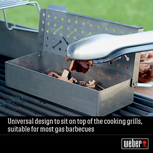 Weber Universal Stainless Steel Smoker Box - Grill Parts America
